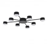 Потолочная люстра Lumion Torina 8344/8C черный, металл GX53 LED 8*7W 220V