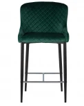 Стул полубарный DOBRIN CHRISTIAN'65 (черные ножки, зеленый велюр (V108-64))