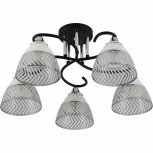 Потолочная люстра на штанге Reluce 11391-0.3-05B BK+CR (220V)