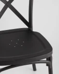 Стул Stool Group Кроссбэк пластиковый черный УТ000001849