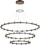 Подвесная люстра ярусная большая Candel 5009/204L Odeon Light (LED, 220V, на тросе)