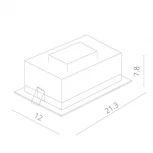 Встраиваемый точечный светильник Arte Lamp Studio A3007PL-2WH