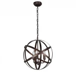 Подвесная люстра Vitaluce V4453-8/3 (220V, на цепи, свеча, шар)