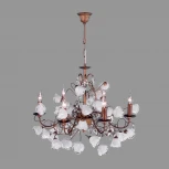 Подвесная люстра Eletto Rosetta EL324P06.1 (220V, на цепи, подсвечник, свеча, цветы)