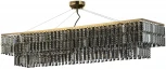 Подвесная большая люстра Arti Lampadari Milano E 1.5.120x30.107 G (220V, хрусталь, на тросе)