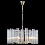 Подвесная люстра ILLUMICO IL0686-6PSQ-24 AB LYRA (220V, хрусталь, на цепи)