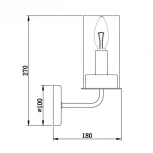 Бра Vele Luce Licia VL1924W01