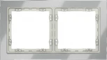 Рамка на 2 поста (сталь, стекло) Voltum S70 VLS110205