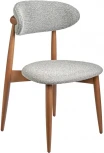 Стул Bradex Home Lucas светло-серый букле с ножками цвета орех (RF 0547)