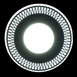 Встраиваемый точечный светильник светодиодный Reluce 63903-9.0-001RD LED3+3W WT (220V, круглые)