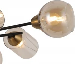 Потолочная люстра на штанге ILLUMICO IL8243-6COU-79 BK GD (220V)