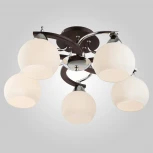 Потолочная люстра Eurosvet 9654 9654/5 хром/венге (220V, шарики)