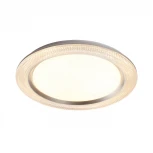 Настенно-потолочный светильник Sonex Vendy 7782/EL пластик/белый/серебро LED 70Вт пульт ДУ (регулировка яркости, 220V, круглые, IP43)