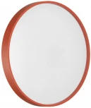 Настенно-потолочный светильник светодиодный Sonex Mavic 7744/DL COLOR SN пластик/белый/красный LED 48Вт 3000-6000К D380 IP43 пульт ДУ (220V, круглые)