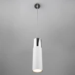 Подвесной светильник Eurosvet Double Topper 50135/1 LED хром/белый
