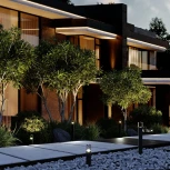 Грунтовый светильник Elektrostandard Hidden 35166/S LED серый (220V, круглые, IP54)