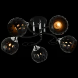 Потолочная люстра на штанге Reluce 01314-0.3-05 BK+CR (220V)