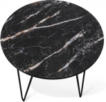 Столик кофейный Sheffilton SHT-CT27 черный муар/черный мрамор от фабрики Sheffilton