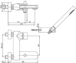 Смеситель Paini Ovo 86CR1052SKM для ванны с душем