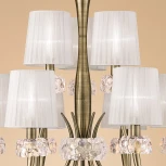 Подвесная большая люстра Mantra Loewe 4730 (220V, на цепи)