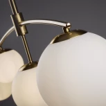 Потолочная люстра на штанге Freya Hanger FR5443CL-04BS (220V, шарики)