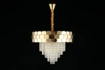 Подвесная люстра Dzhoell APL.823.03.12 (220V, хрусталь, подвески, на цепи)