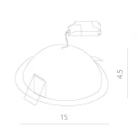 Встраиваемый точечный светильник Arte Lamp Riflessione A7012PL-1WH (LED, 220V)
