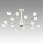 Потолочная люстра на штанге Lumion Torina 8265/15 металл/металл белый/белый GX53 LED 15*7W 220V