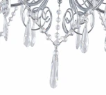 Подвесная люстра Arte Milano AM345620 345620/6 CR (220V, подвески, на цепи, подсвечник, свеча)