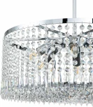 Люстра потолочная на штанге Sfarzo V000278 (12005/6R Chrome) (220V)