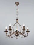 Подвесная люстра Vitaluce V1034/5 (220V, ковка, на цепи, свеча)