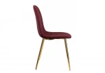 Обеденный стул на металлокаркасе Woodville Dabl wine red 11707