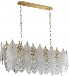 Подвесная люстра Odeon Light Tears 5049/14 золото/прозрачный/металл/хрусталь/стекло E14 14*40W