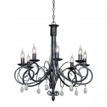 Подвесная люстра Vitaluce V1480/8 (220V, ковка, на цепи, свеча)