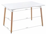 Стол Woodville Table 120 white / wood 15357