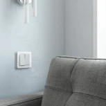 Выключатель двухклавишный проходной (белый матовый) Werkel W1122061 (a059272)