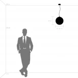 Подвесной светильник Lightstar Dissimo 803117 (220V, на тросе, шар)