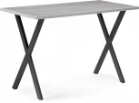 Стол Notta Алеста Лофт 120 25 мм бетон / черный матовый 506949