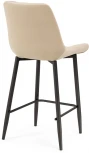 Барный стул Баодин велюр бежевый / черный 502115 Woodville