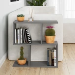 Стол приставной HOMEMANIA COFFEE TABLE (Темно-серый) LEVE