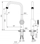 Смеситель IDDIS Grange GRABL00i05 для кухонной мойки
