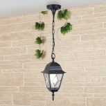 Уличный светильник подвесной Elektrostandard Vega черный H