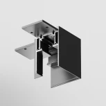 Угловой коннектор S35 накладной черный (магнитный) Maytoni Technical TRA004CL-21B (48V)