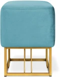 Банкетка SHT-B9 голубая пастель/золото Sheffilton 6457998801