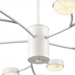 Потолочная люстра на штанге Lumion Torina 8265/15 металл/металл белый/белый GX53 LED 15*7W 220V