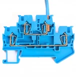 Зажим пружинный 4-х проводной проходной ЗНИ 2 уровня ЗНИ 2,5 мм2 Stekker 39973