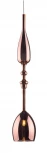 Подвесной светильник Crystal Lux New SP1 C COPPER (220V, на проводе, бокалы)