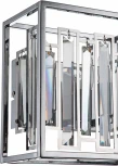Настенный светильник Valzer V000065 (12001/2W Chrome) (220V, хрусталь)