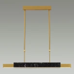 Подвесной светильник Odeon Light Marmi 4361/25L MIDCENT черный мрамор/антич. бронза/металл/акрил IP20 LED 25W 3000K 220V