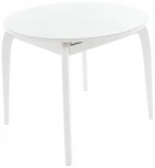 Стол Ривьера СВ D90, Стекло, Эмаль белая, 7, Аврора